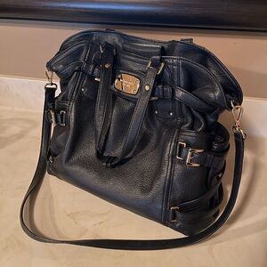 Black Leather Women's Bag